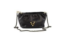 Charger l&#39;image dans la galerie, Sac pouch Regina cuir noir