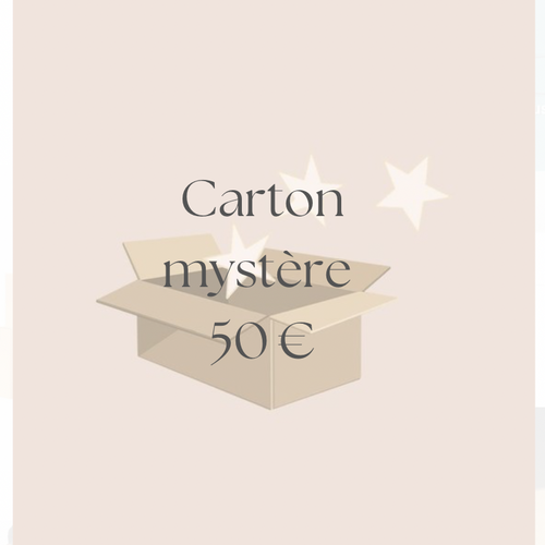 Carton mystère 50€