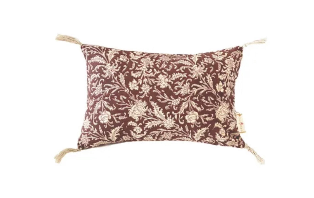 Coussin flower tomette